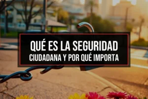 Qué es la seguridad ciudadana y por qué importa